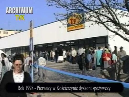ARCHIWUM 1998 r. - Pierwszy w Kościerzynie dyskont spożywczy