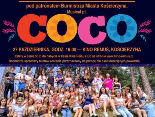 Charytatywny pokaz „COCO” w Kościerzynie – „Krzysztofiki dla Powodzian”!