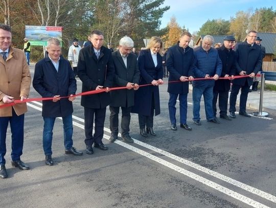 Droga we Wdzydzach Tucholskich zmodernizowana