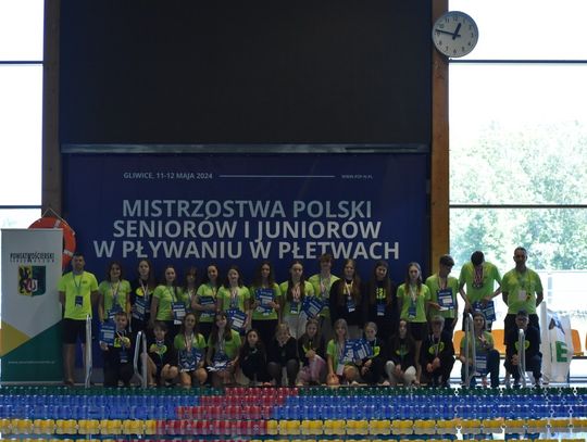 KS Aqua Sport dominuje na Mistrzostwach Polski w Pływaniu w Płetwach!