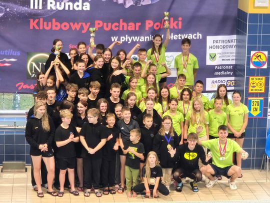 KS Aqua Sport na podium 3 Rundy Klubowego Pucharu Polski w pływaniu w płetwach