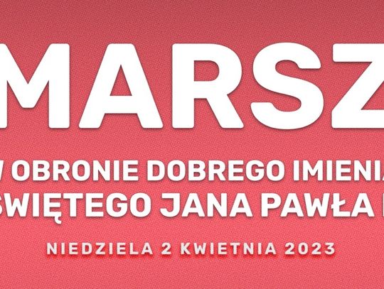 Marsz w obronie Papieża