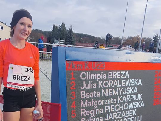 Olimpia Breza zdobywa tytuł Mistrzyni Polski w biegach przełajowych