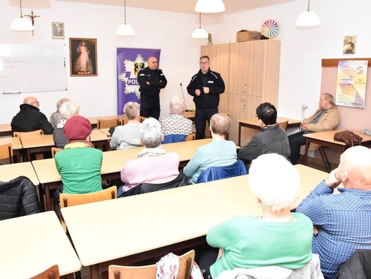 Policja edukowała seniorów