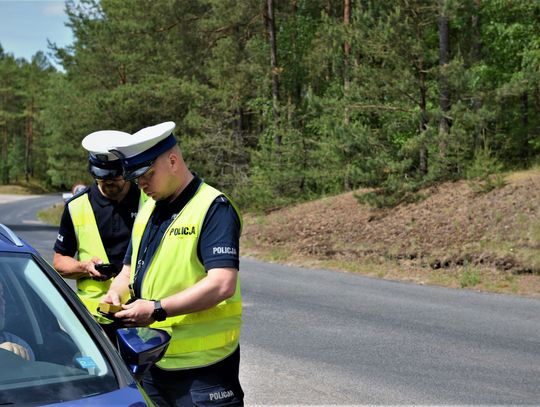 Policyjne działania na drogach powiatu