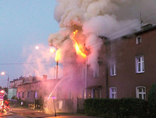 Pożar przy ul. Chojnickiej