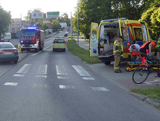 Seat potrącił rowerzystę na pasach