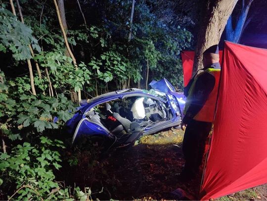Tragiczny wypadek na DW 224 w Grabówku: Śmierć pasażera i ciężko ranny kierowca