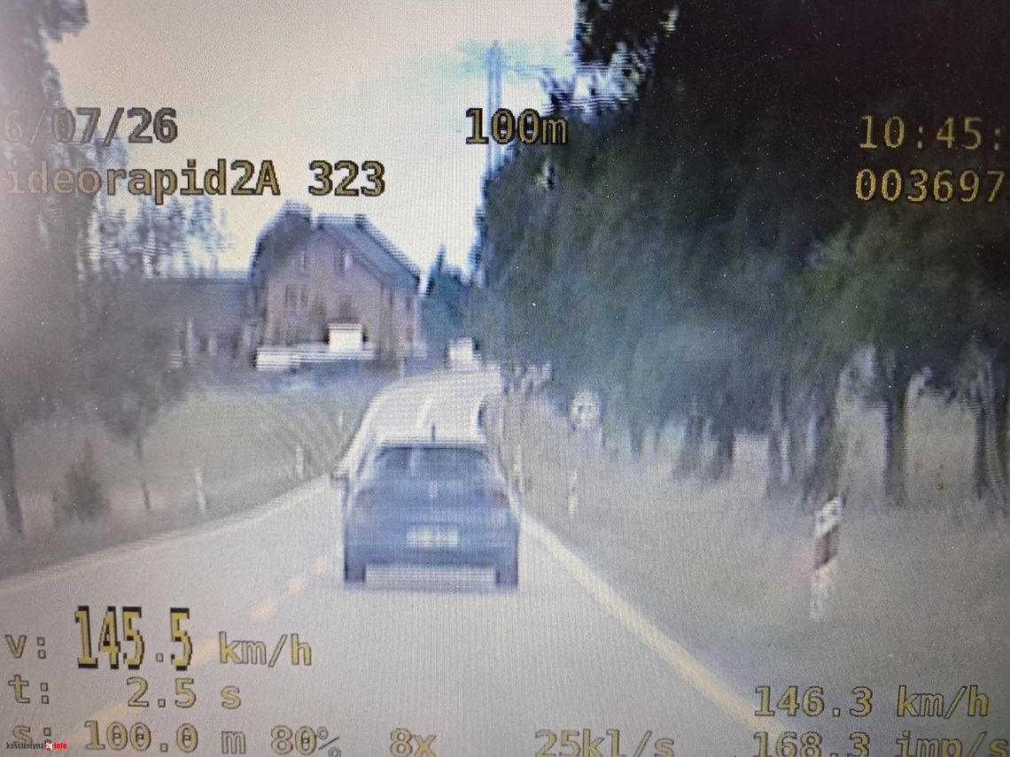 160 km/h na "wojewódzkiej" pod Lipuszem. Kierowca stracił prawo jazdy 160 km/h na "wojewódzkiej" pod Lipuszem. Kierowca stracił prawo jazdy