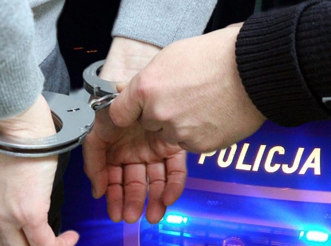 Agresywny złodziej zatrzymany przez policję w Kościerzynie