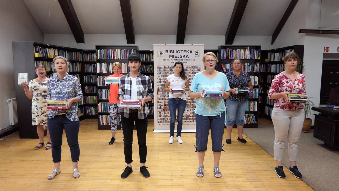 Biblioteka Miejska w Kościerzynie też pomaga w #GaszynChallenge