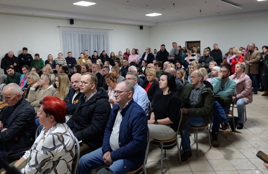 Burzliwe spotkanie z władzami gminy w Skorzewie