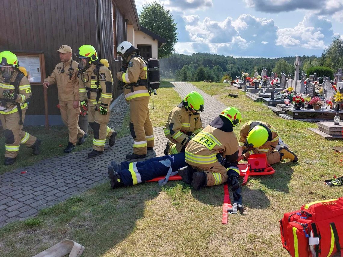 Czy Kościół w Olpuchu spłonąłby w ogniu ? Sprawdzili to strażacy OSP