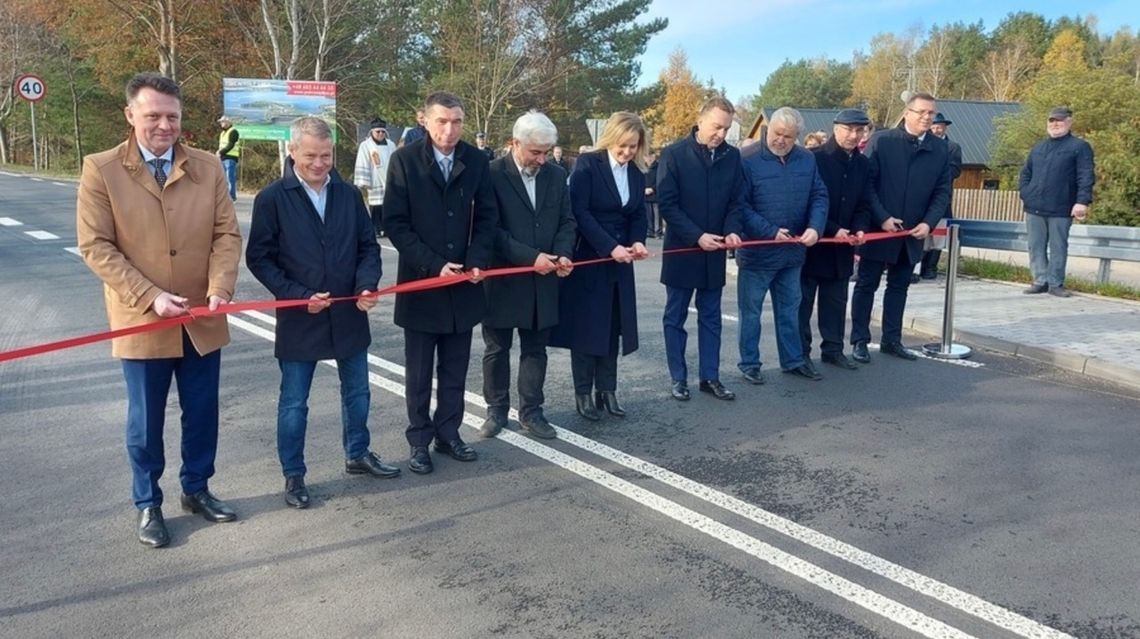 Droga we Wdzydzach Tucholskich zmodernizowana