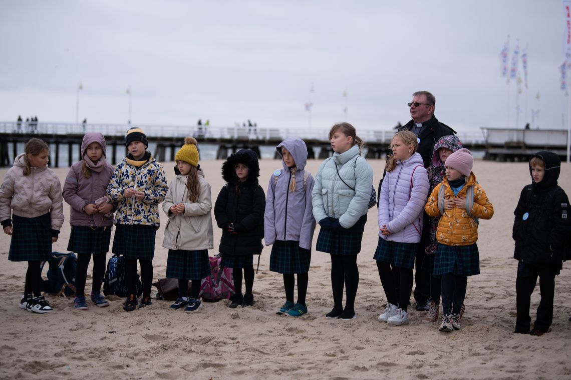 Dzieci z Polski modlą się o pokój nad Bałtykiem