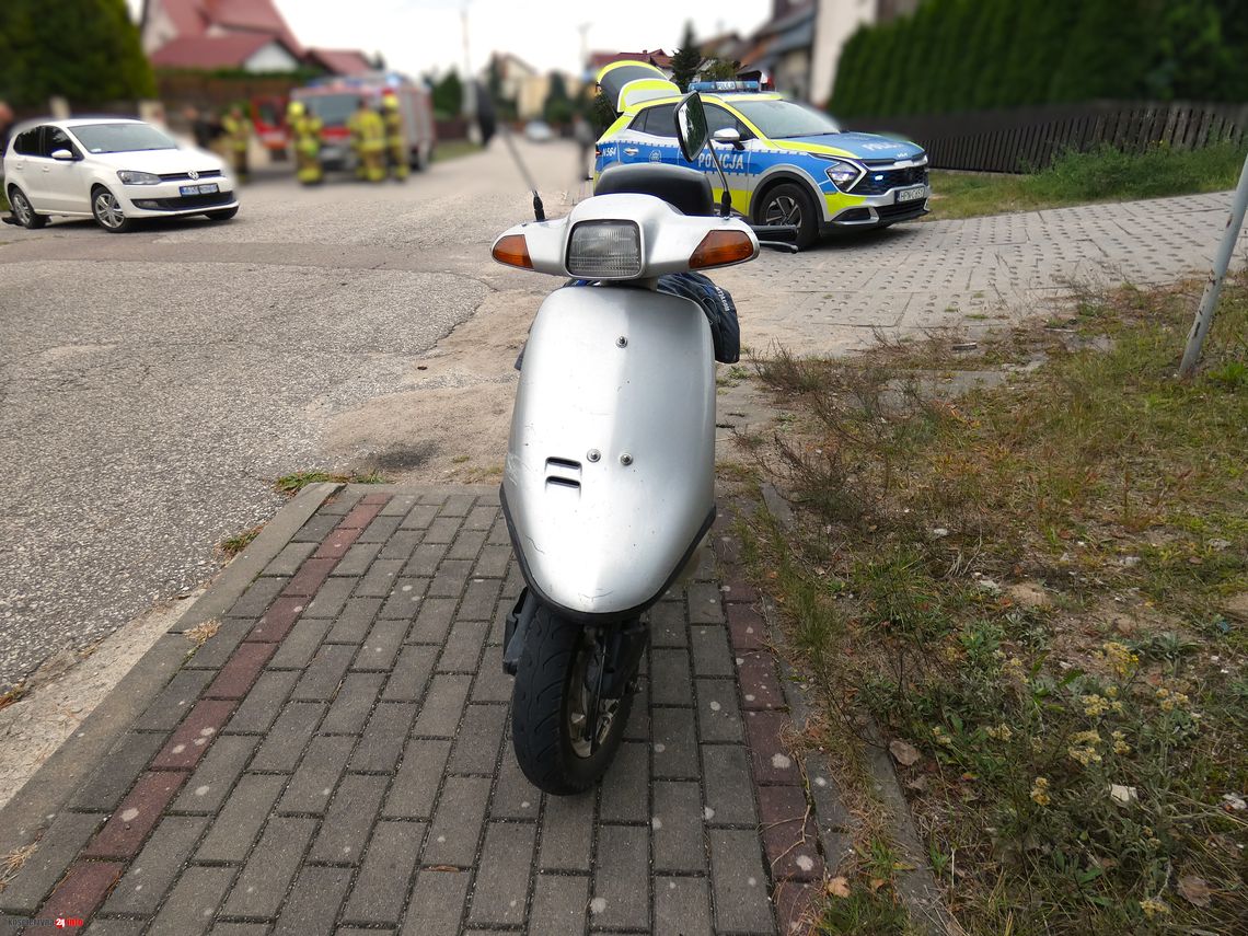 Dziemiany: 80-letni kierowca skutera trafił do szpitala po zderzeniu z autem Dziemiany: 80-letni kierowca skutera trafił do szpitala po zderzeniu z autem