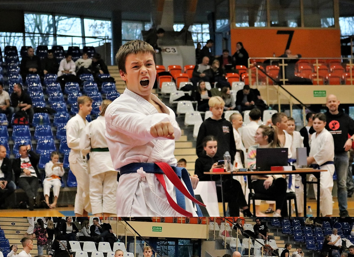 Dziesięć medali młodych karateków z Karsina