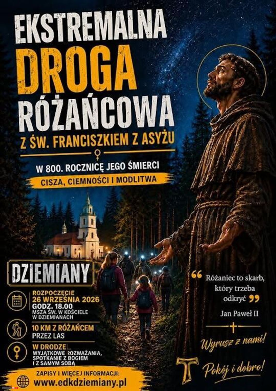 IV Ekstremalna Droga Różańcowa w Dziemianach