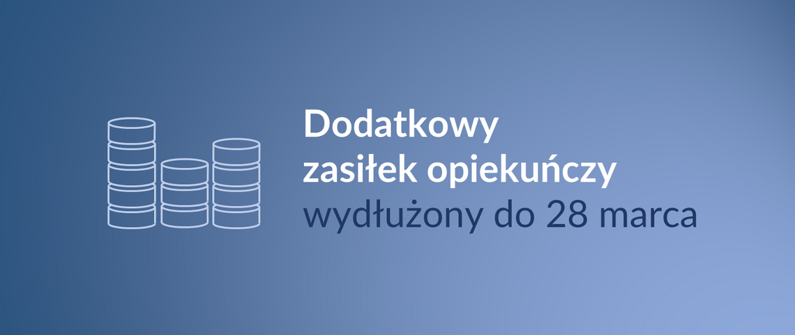 Kolejne dwa tygodnie dodatkowego zasiłku opiekuńczego