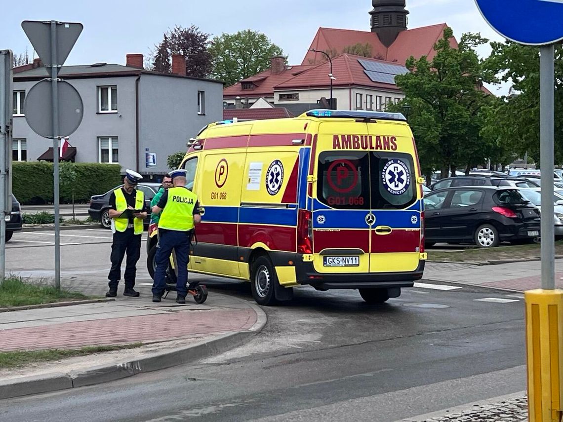 Kościerzyna: 13-latek na hulajnodze potrącony przez samochód. Apel policji!