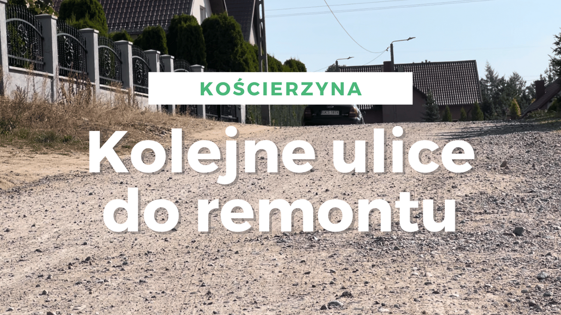 Kościerzyna nie zwalnia tempa: Ruszają prace na kolejnych ulicach miasta