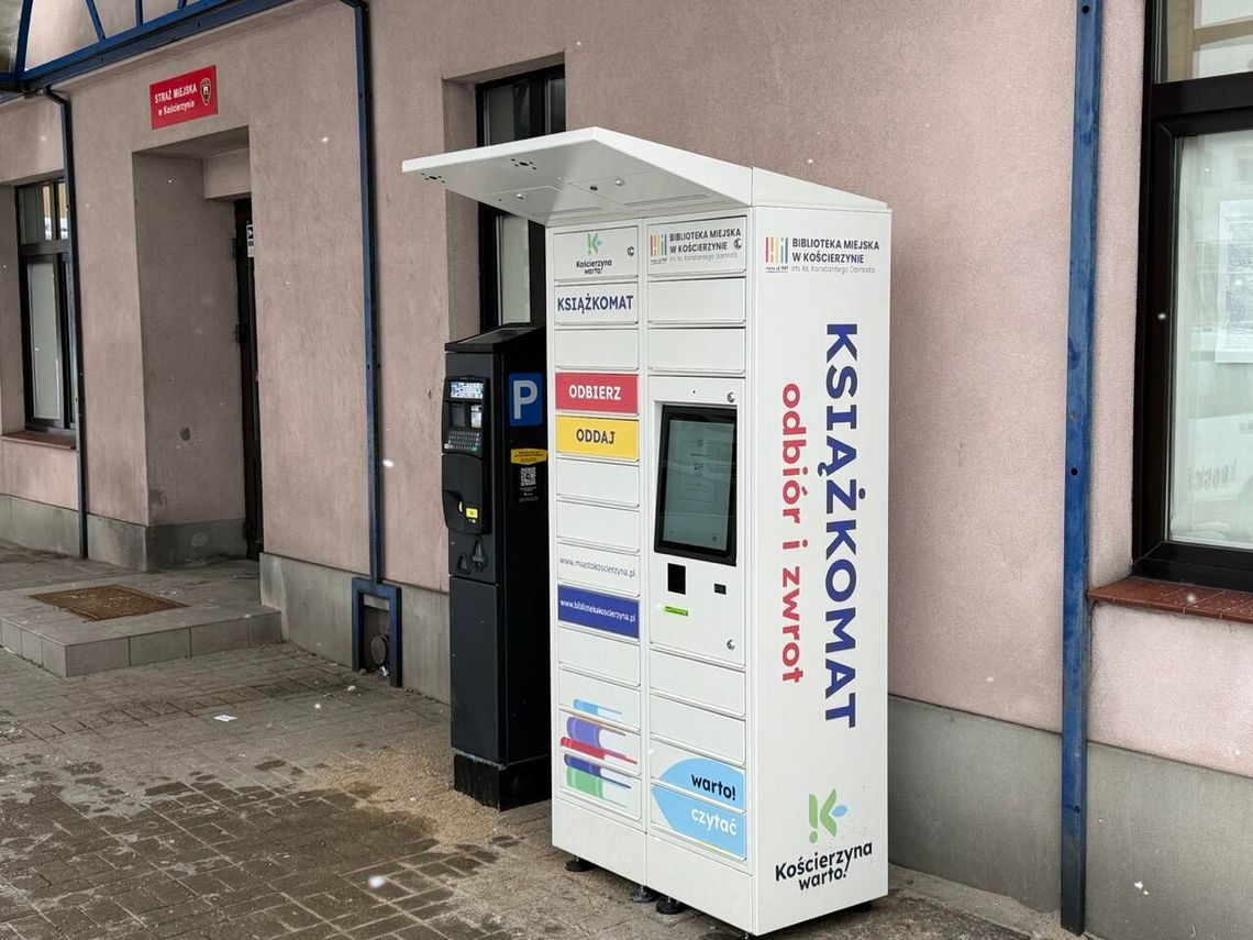 Książkomat w Kościerzynie już działa! Sprawdź, jak odebrać książkę 24/7 Książkomat w Kościerzynie już działa! Sprawdź, jak odebrać książkę 24/7