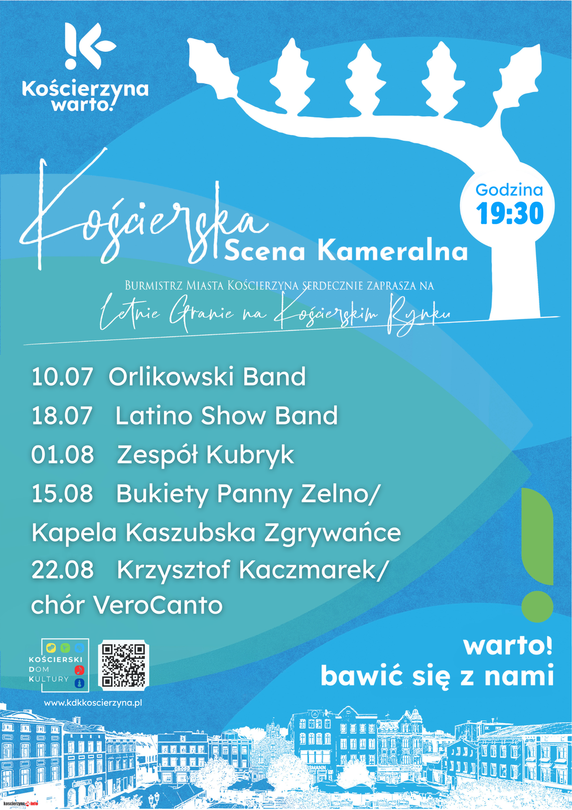 Letnie Granie na Kościerskim Rynku: poznaj program pięciu letnich koncertów