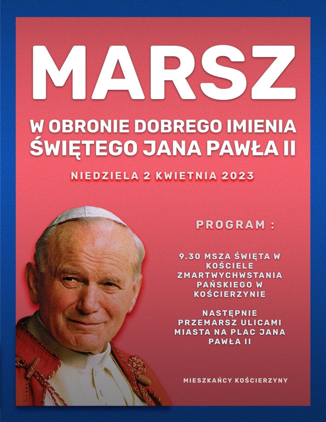 Marsz w obronie Papieża