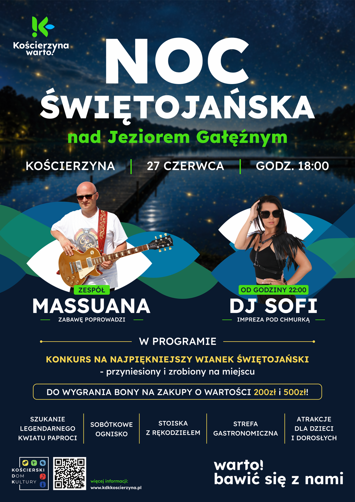 Massuana i DJ SOFi nad Jeziorem Gałęźnym. Tak będzie wyglądać Noc Świętojańska Massuana i DJ SOFi nad Jeziorem Gałęźnym. Tak będzie wyglądać Noc Świętojańska