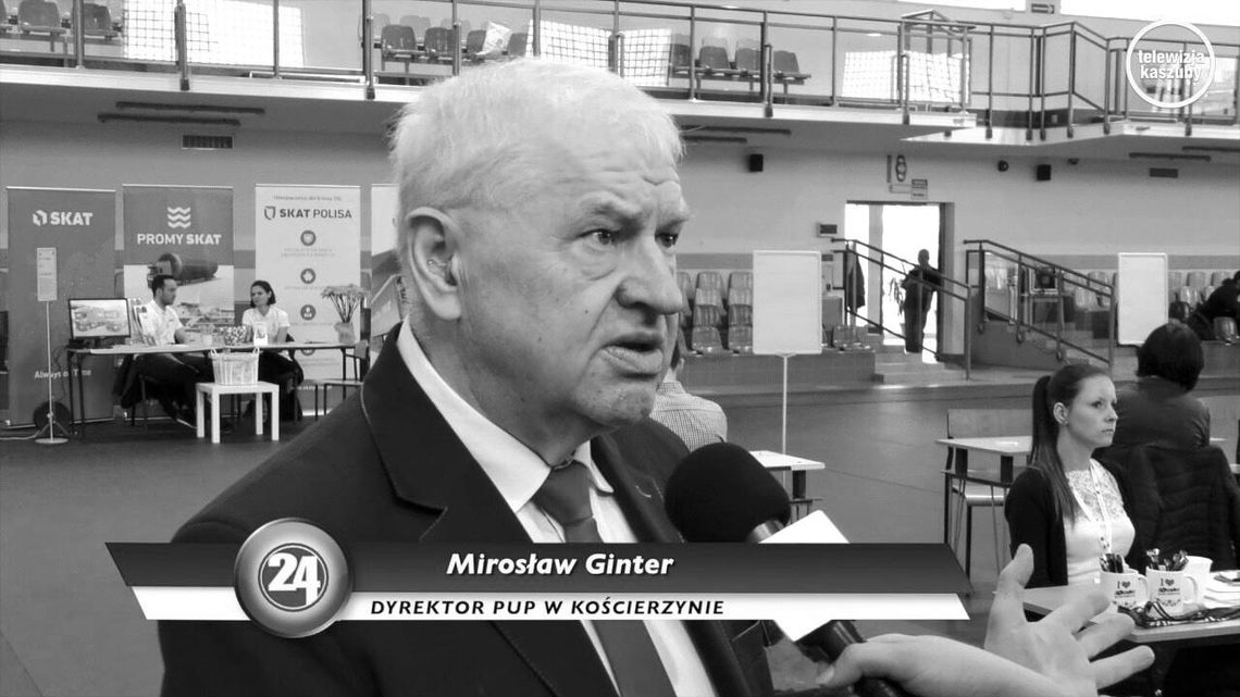 Nie żyje Mirosław Ginter. Wieloletni dyrektor PUP miał 70 lat Nie żyje Mirosław Ginter. Wieloletni dyrektor PUP miał 70 lat