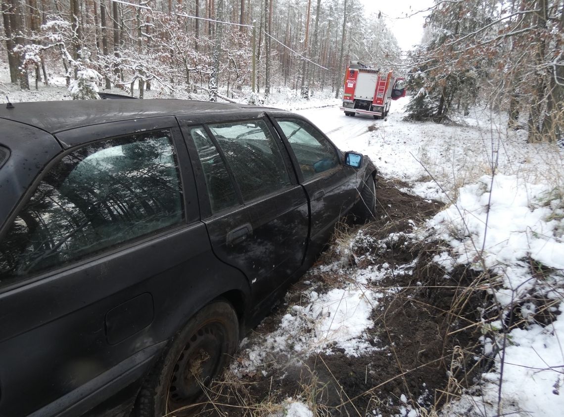 Nieudolny drift zakończony na skarpie