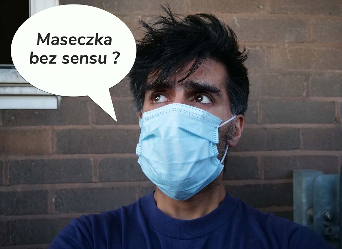 Noszenie maseczek na zewnątrz jest bez sensu ? Tak twierdzi doradca premiera