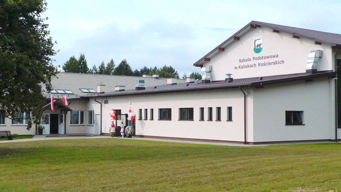 Nowa sala przy szkole w Kaliskach
