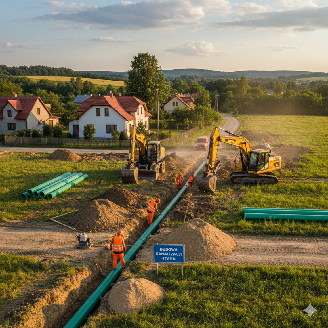Nowa sieć kanalizacji i cyfrowe wodomierze w gminie Dziemiany Nowa sieć kanalizacji i cyfrowe wodomierze w gminie Dziemiany