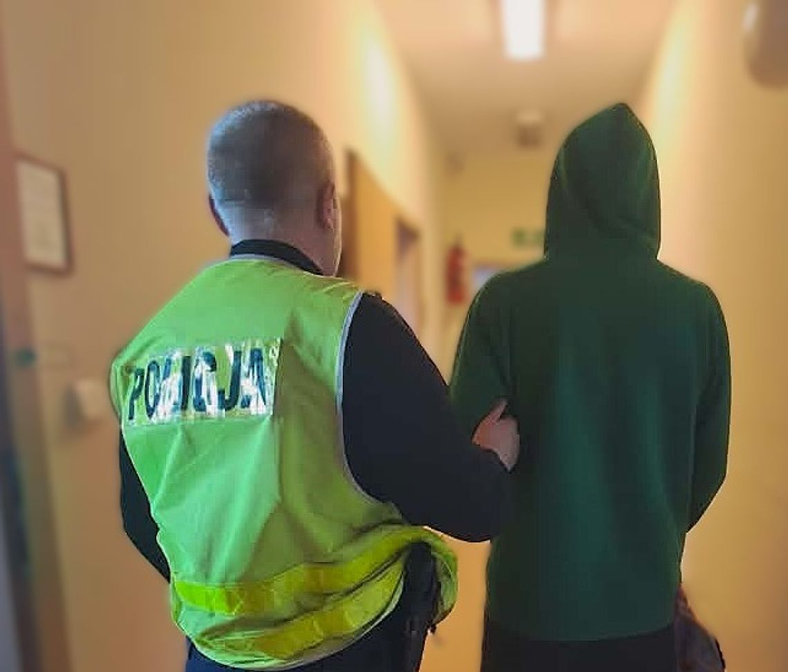 Recydywista uderzył w znak i radiowóz. Trafi za kraty