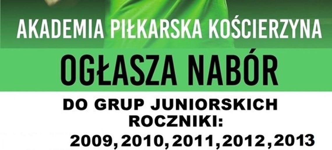 Rusza Akademia Piłkarska w Kościerzynie Rusza Akademia Piłkarska w Kościerzynie
