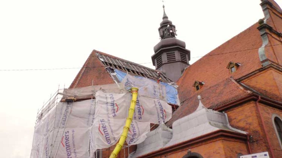 Ruszył remont dachu kościoła Świętej Trójcy