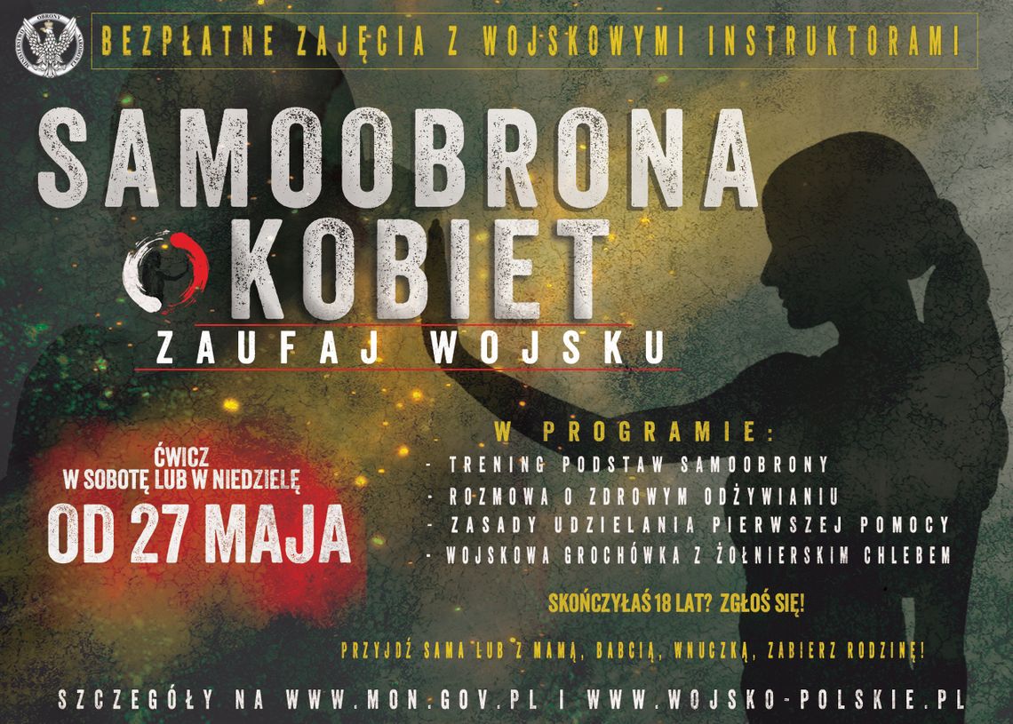 „Samoobrona kobiet – zaufaj wojsku” – ruszają zapisy na bezpłatne treningi