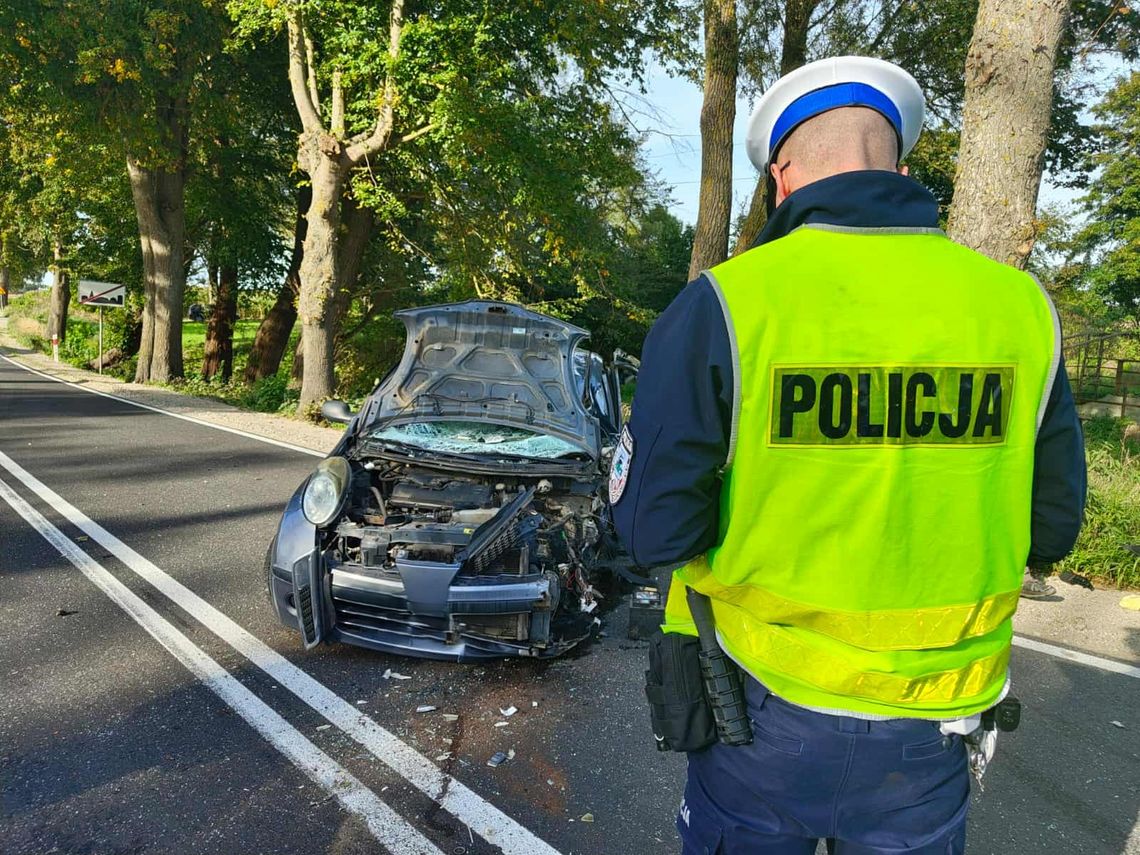 Seria wypadków na drogach powiatu