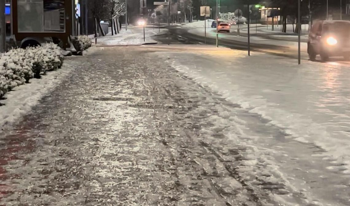 Śliskie drogi na Pomorzu! IMGW wydało alert pierwszego stopnia