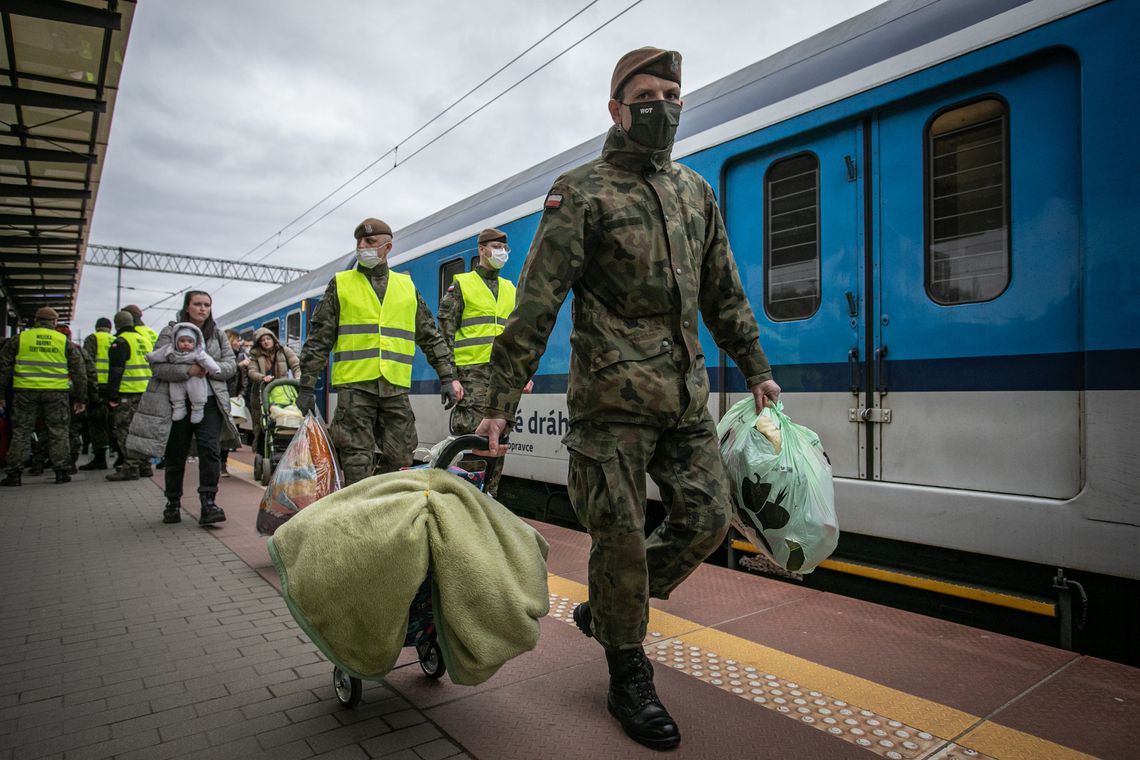 Specjalny pociąg z Pomorza pojechał po uchodźców