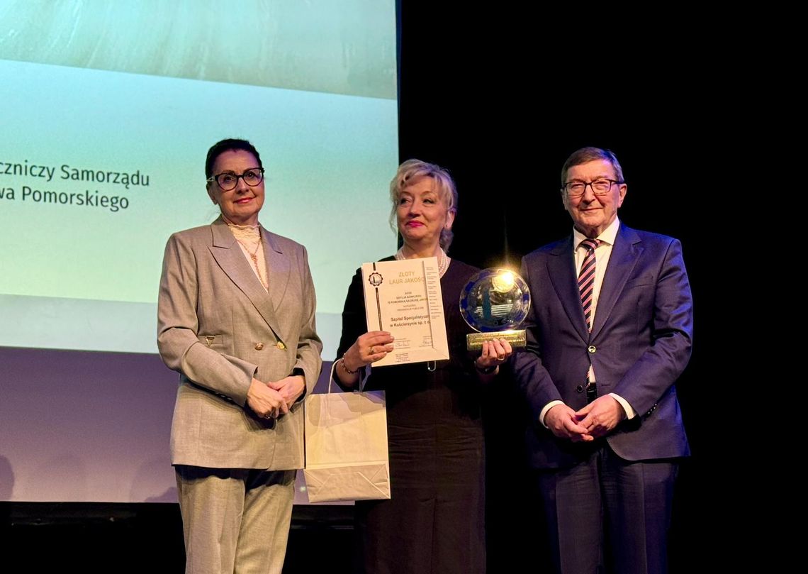 Szpital Specjalistyczny w Kościerzynie z Złotym Laurem – wzór jakości wśród organizacji publicznych