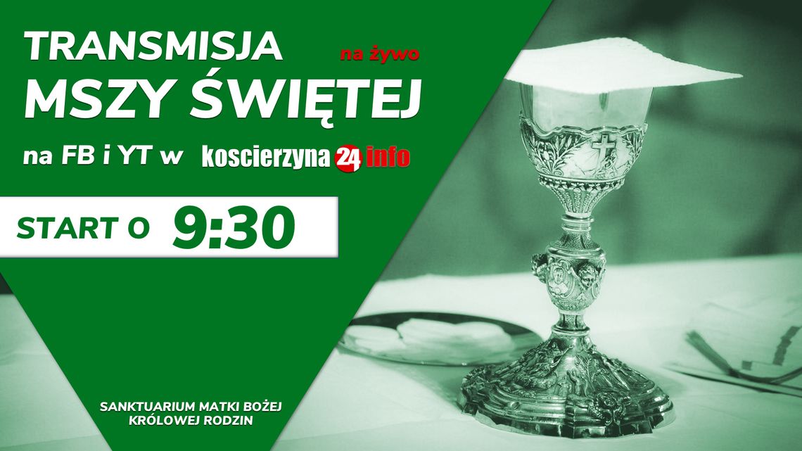 Transmisja mszy z kościoła Świętej Trójcy w Kościerzynie