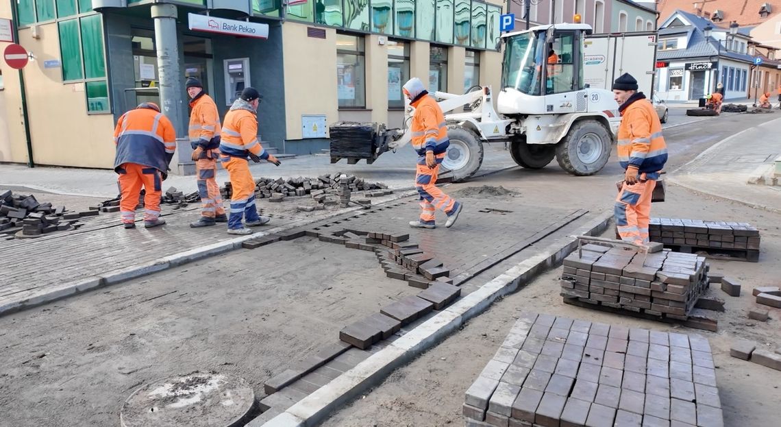 Utrudnienia na ul.Świętojańskiej w Kościerzynie