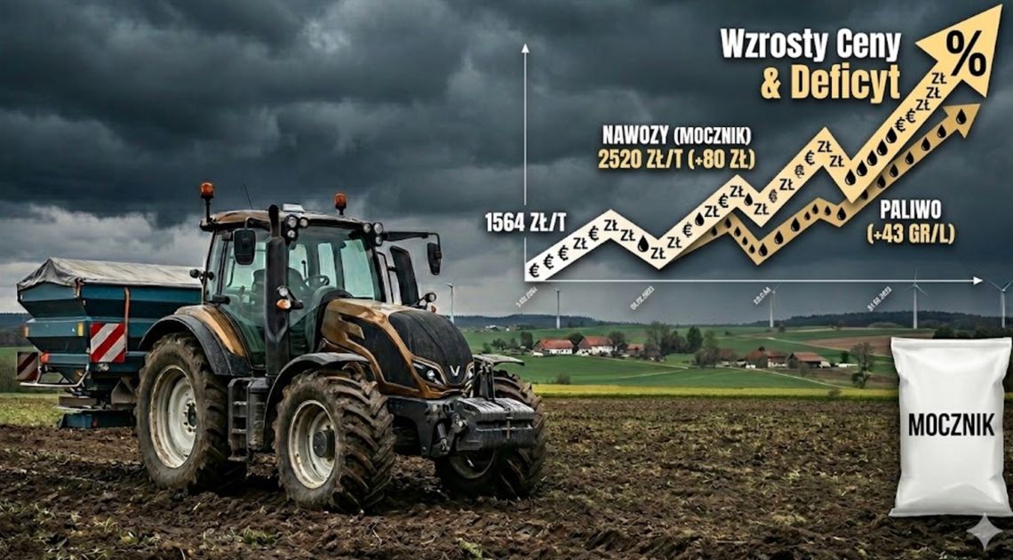Wojna uderza w polskie rolnictwo. Cena paliwa rośnie i są braki nawozów