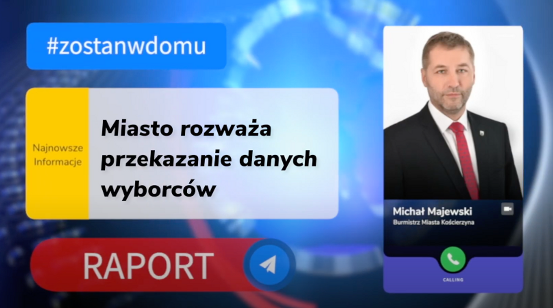 Wybory Prezydenckie 2020. Czy burmistrz Majewski przekaże dane wyborców Poczcie Polskiej ?