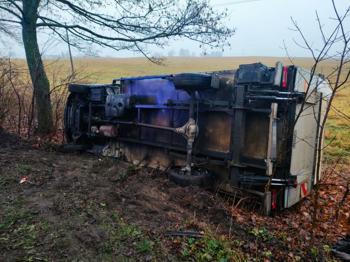 Wypadek w Zieleninie: Kierująca Iveco trafiła do szpitala