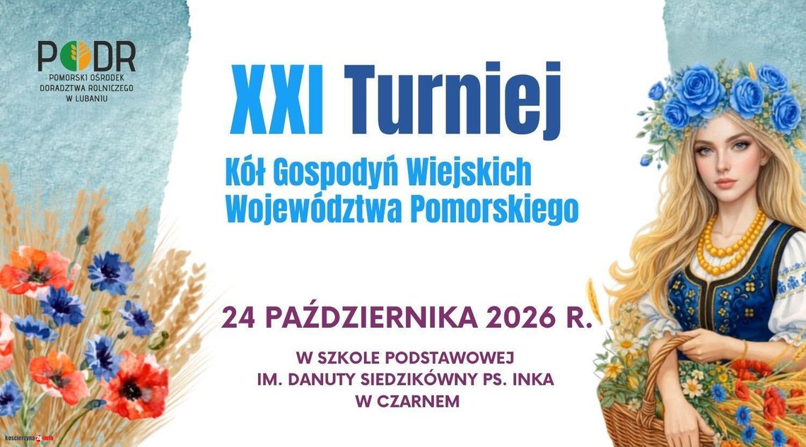 XXI Turniej KGW Województwa Pomorskiego już w sobotę. Koła zmierzą się w Czarnem XXI Turniej KGW Województwa Pomorskiego już w sobotę. Koła zmierzą się w Czarnem