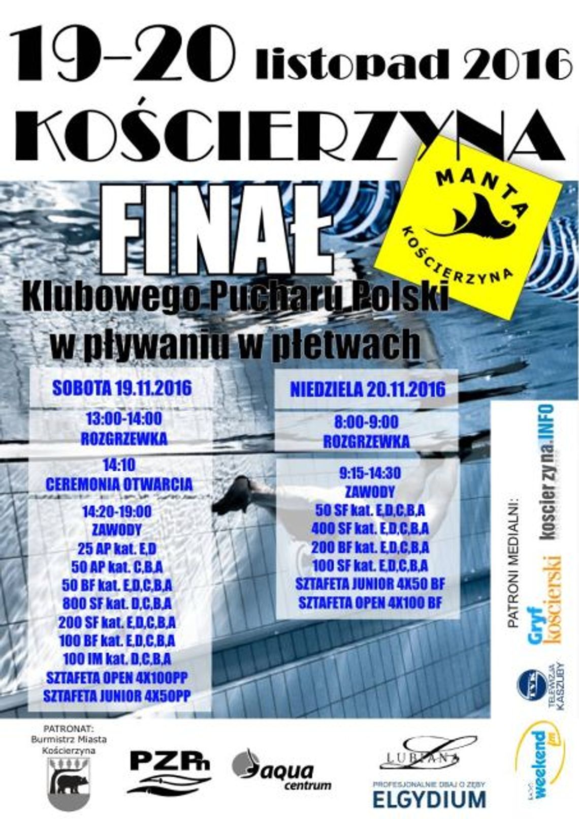 Finał Klubowego Pucharu Polski w Pływaniu w Płetwach