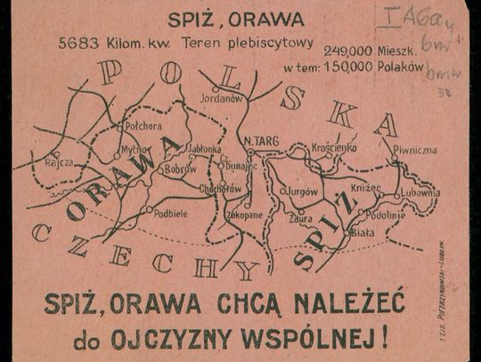 Ulotka z okresu plebiscytu na Śląsku Cieszyńskim. Ze zbiorów Biblioteki Narodowej